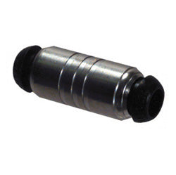 M4 Nickel Plated Brass Push-In Tube Union