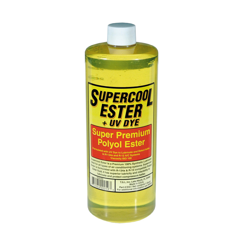 Supercool Poe/Ester Oil With Dye For Leak Detection 32 oz