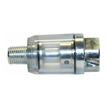 1/4 Inch Male National Pipe Thread (MNPT) X 1/4 Inch Fnpt 1/2 Oz Oil In-Line Lubricator