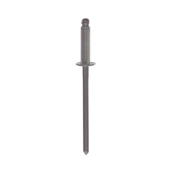 0.188 - 0.250 Inch Grip 3/16 Inch Dia x 0.45 Inch 18-8 Stainless Steel Dome Head Blind Rivet