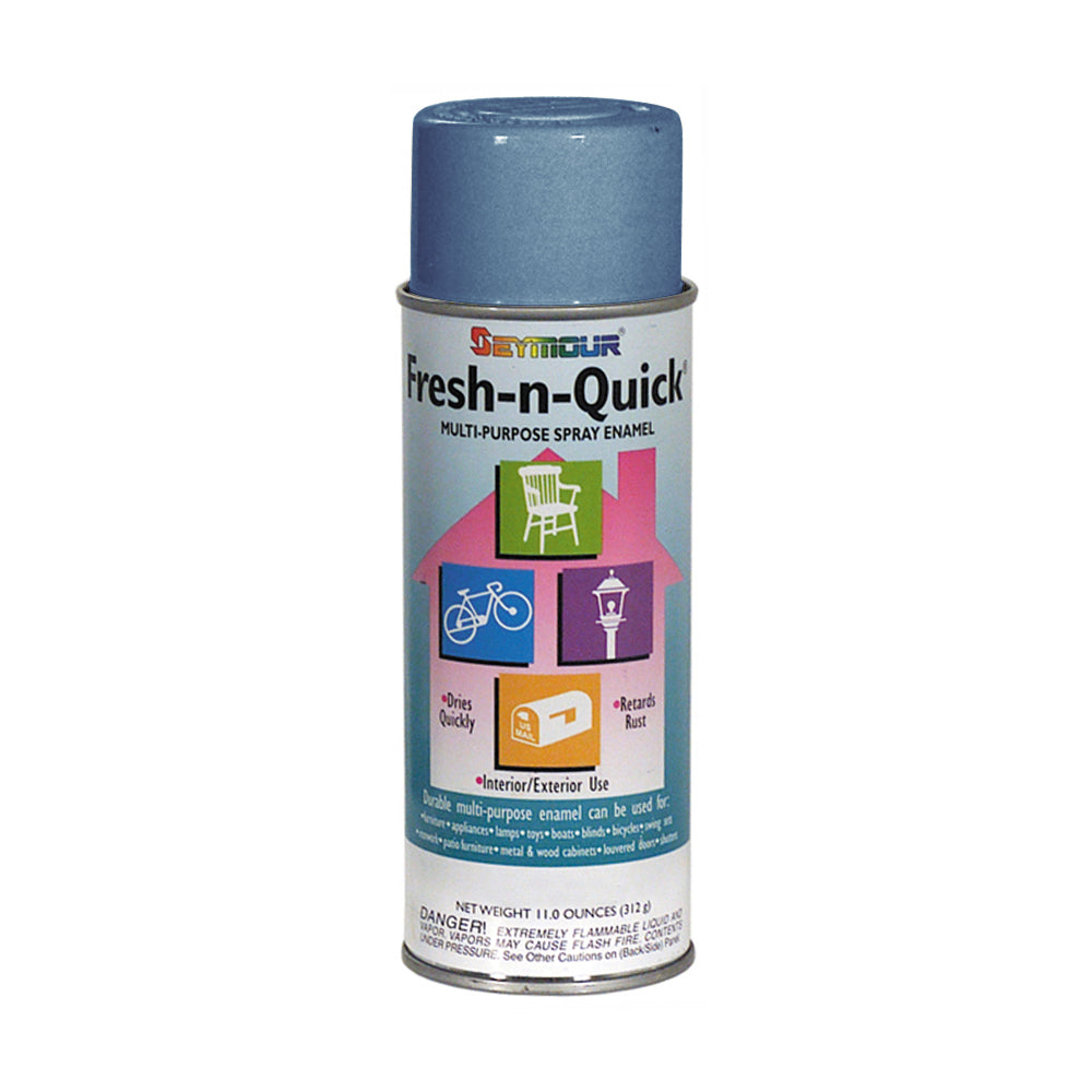 Seymour Economy Fresh N' Quick Gloss Paint Aerosol Navy Blue - 10 Oz Net Wt. - Aerosol