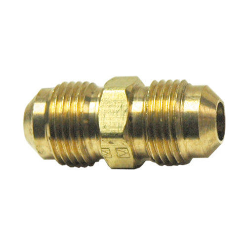 3/8 Inch X 1/4 Inch Lead Free Brass SAE Male 45 Degree Flare Union