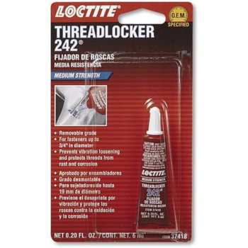Loctite Threadlocker 242 Medium Strength - 6Ml
