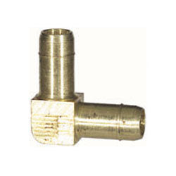 1/4 Inch Tube CA360 Brass 90 Degree Mini-Barb Union Elbow