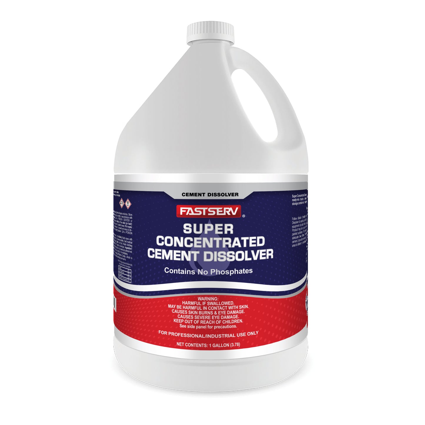 Fastserv Super Concentrated Cement Dissolver - 1 Gallon Bottle