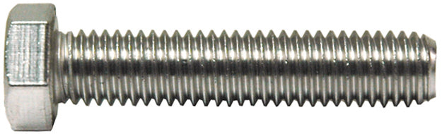 3/8-16 X 2 Inch Coarse Plain 316 (A4) Stainless Steel Hex Head Full Thread Tap Bolt