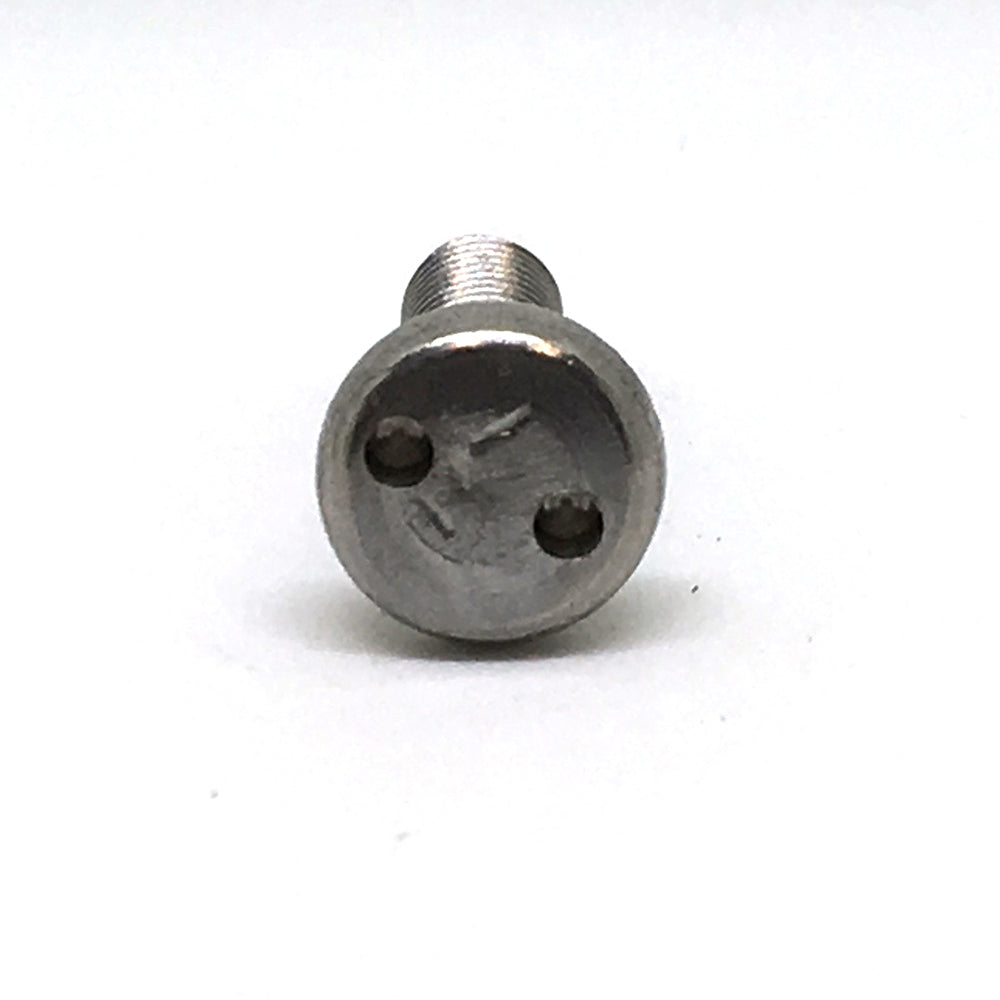 #10-24 x 2 Inch Stainless Steel Spanner Pan Head Tamper Resistant Machine Screw