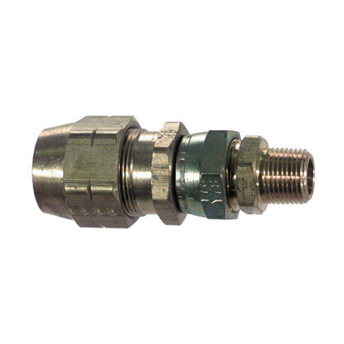 3/8 Inch x 3/8 Inch Brass Sleeve Type Female Connector Air Brake Coupler - with Adapter and Sleeve