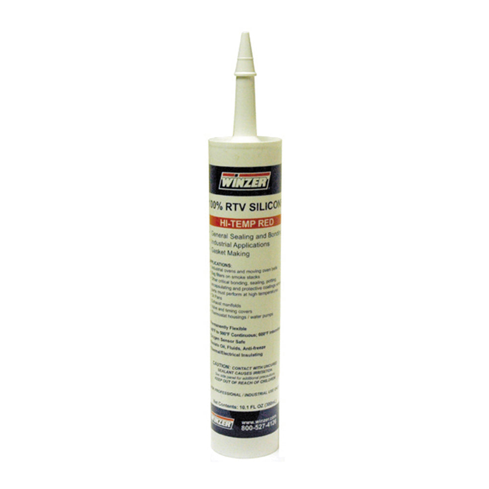 Winzer RTV Silicone Hi-Temp Red - 10.1 Oz