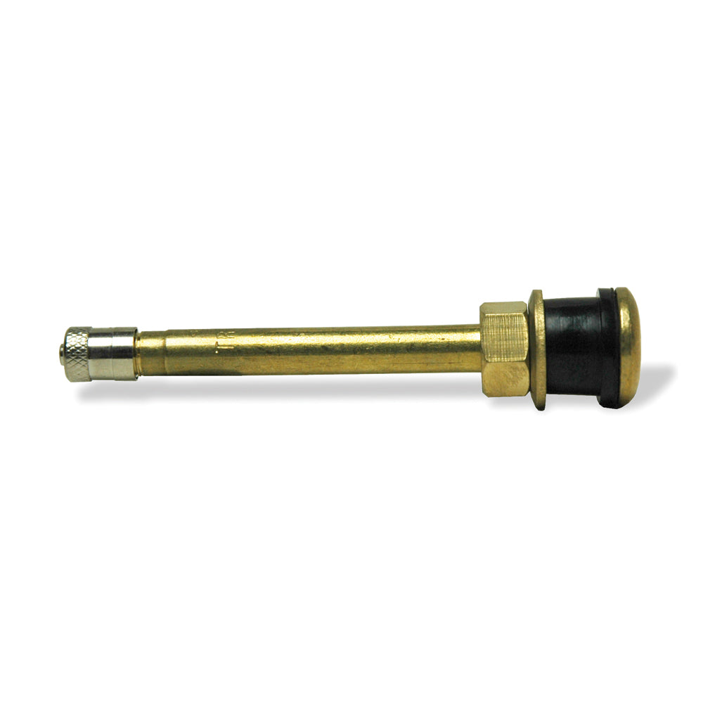3-3/8" Clamp In Truck / Bus Tubeless Tire Valve Stem Brass