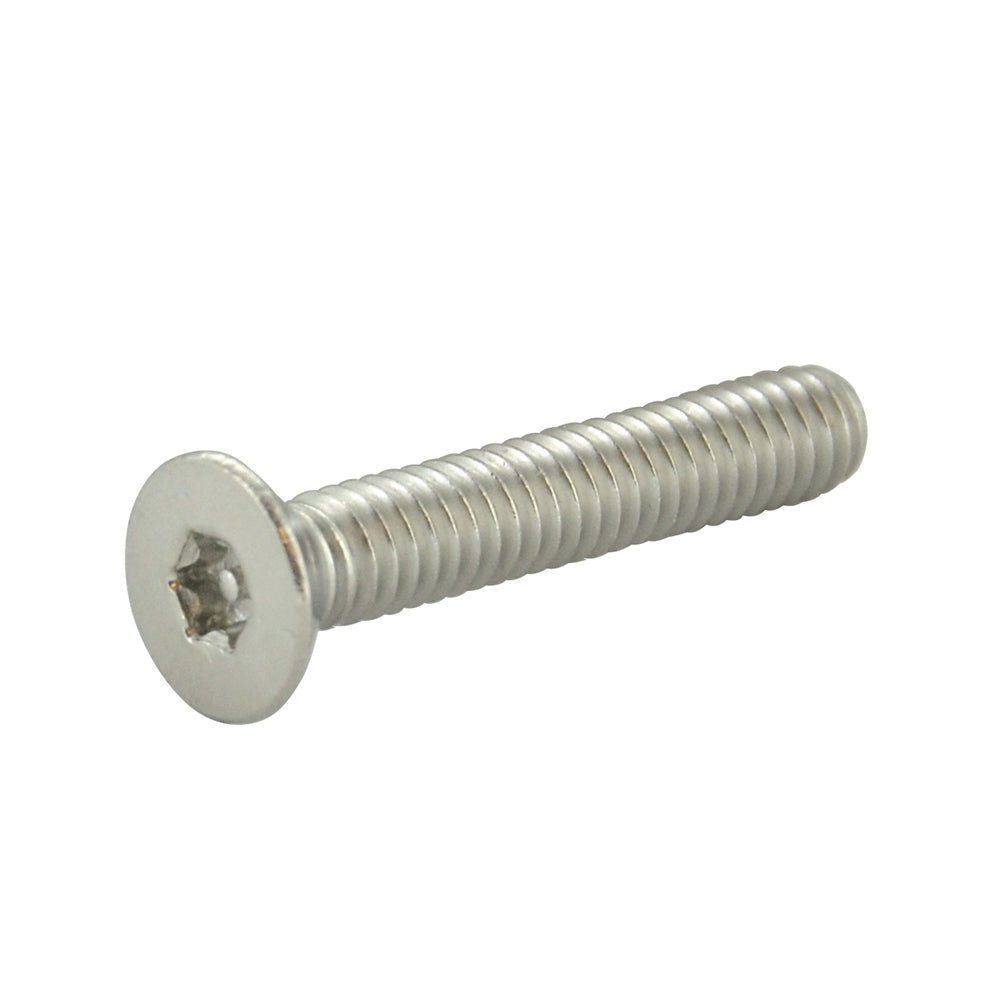 #8-32 x 1 Inch Stainless Steel Torx Pin Flat Head Resistant Machine Screw