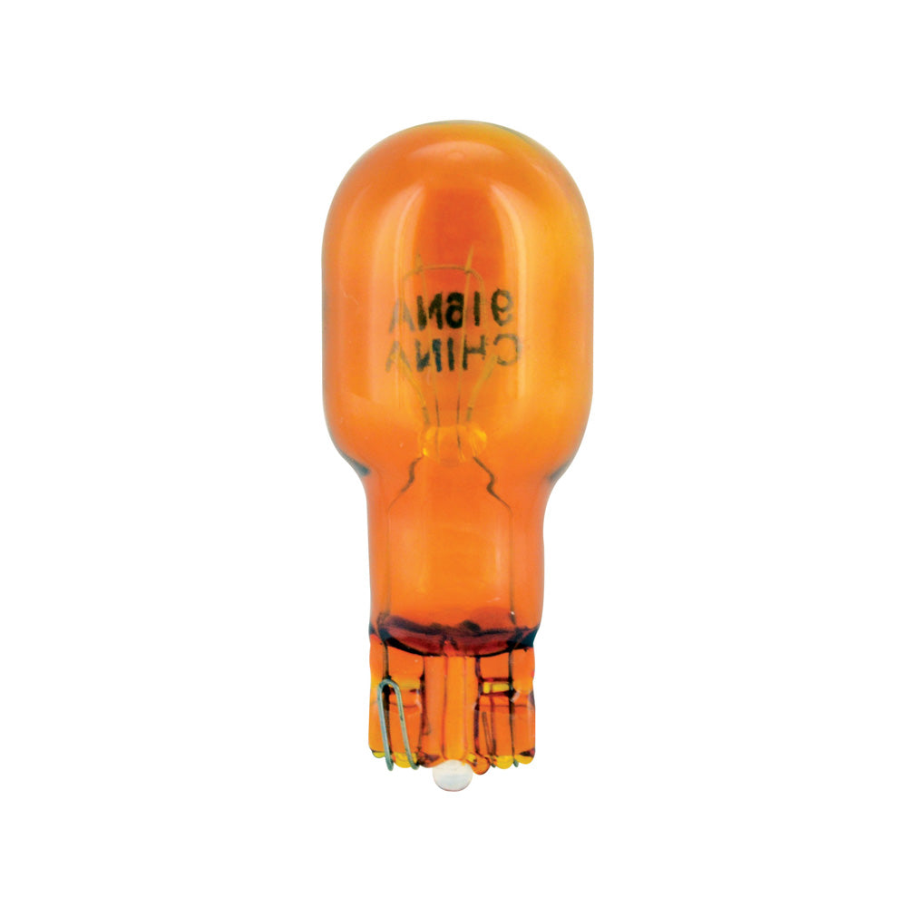 #916Na Natural Amber T5 Wedge Bulb 13.5 Volts