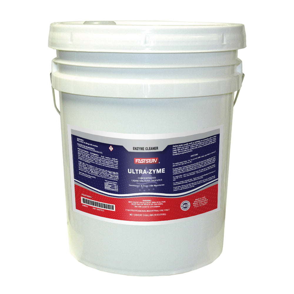 ISI Poly Ultra-Zyme Liquid Bacteria Deodorizer & Drain Maintainer - 5 Gallon Bucket
