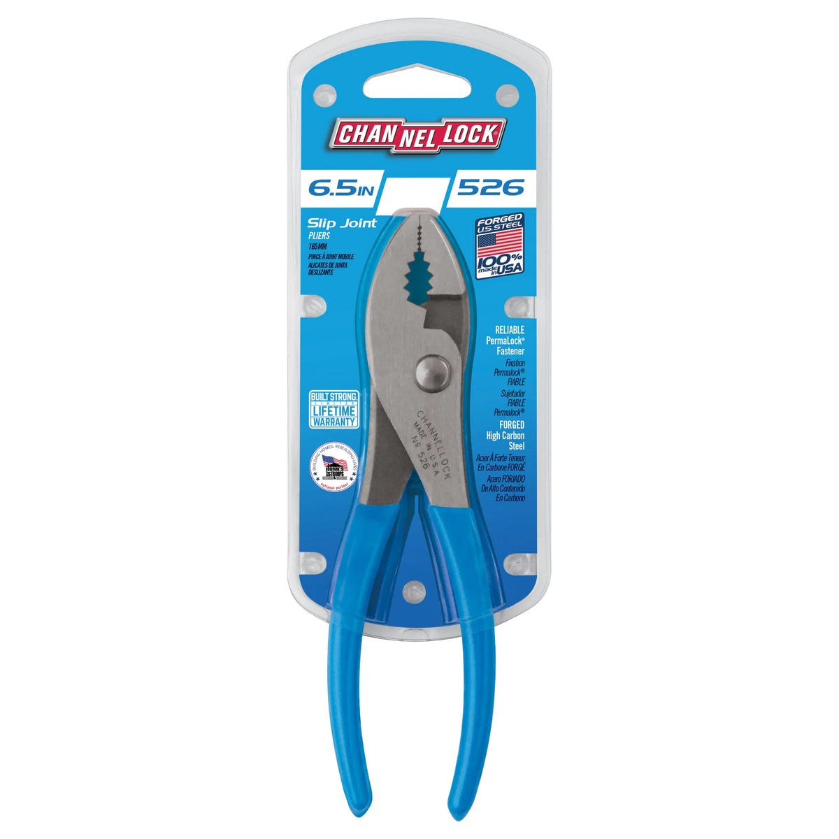 Channellock 6-1/2 Inch Drop Forged Steel Slip Joint Pliers