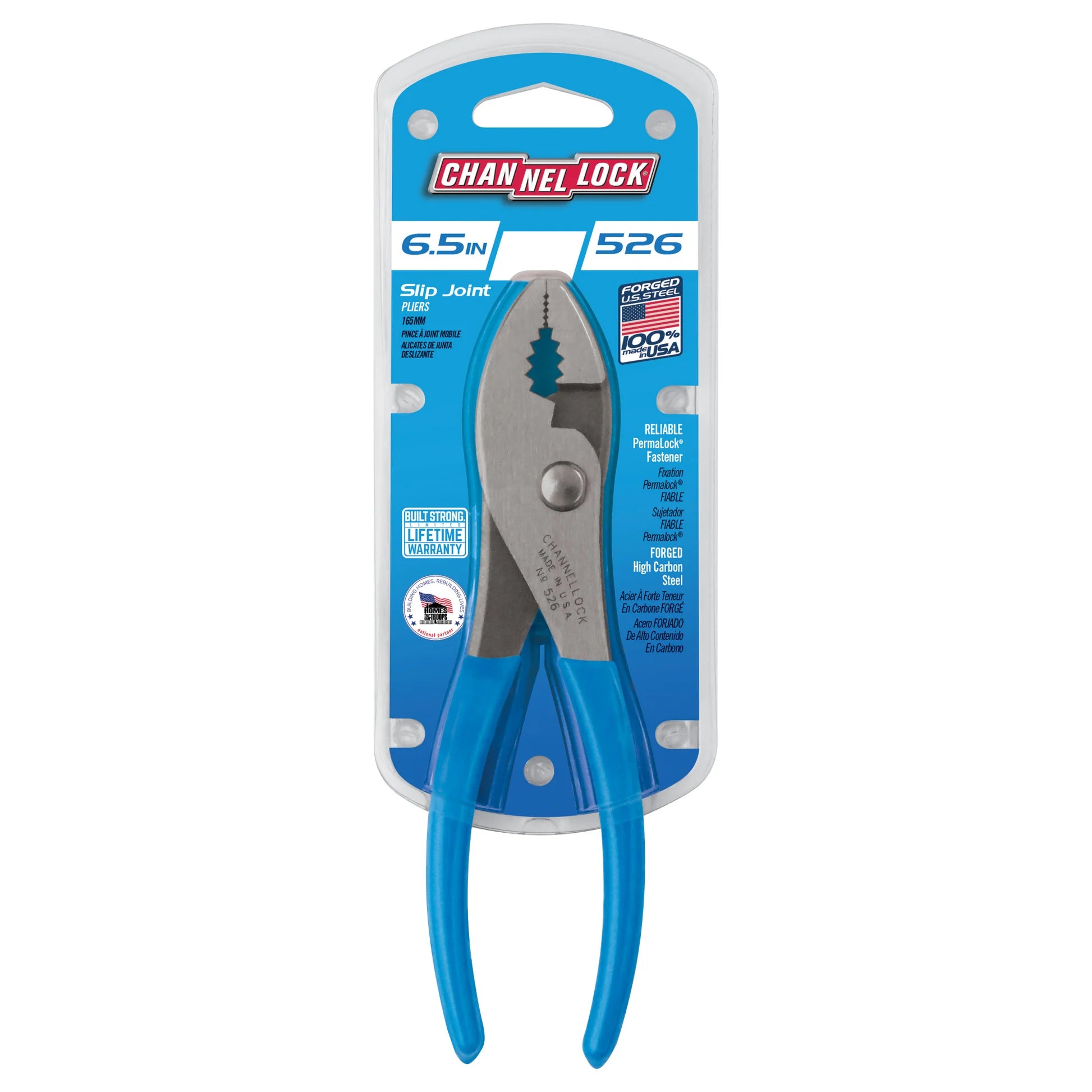 Channellock 6-1/2 Inch Drop Forged Steel Slip Joint Pliers