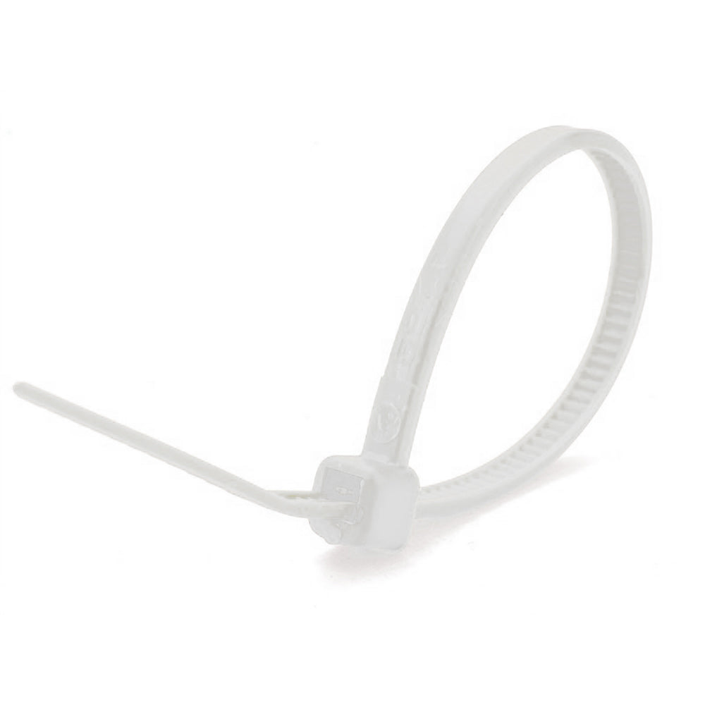 8 Inch 18 Lb Premium Wire Tie White