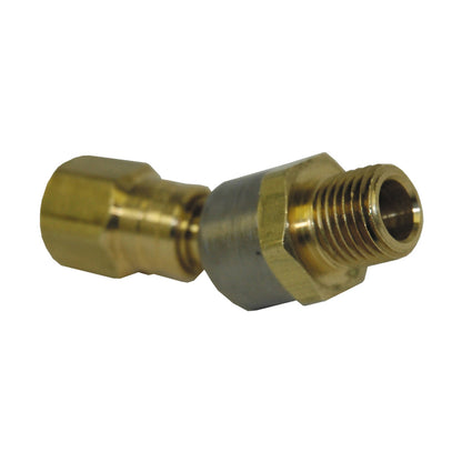 1/4 Inch FPT X 1/4 Inch MPT Ball Swivel Conversion Fitting