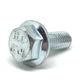M6 x 1 x 40 mm Coarse Zinc Plated Class 10.9 JIS Indented Hex Flange Bolt