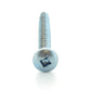 #8 x 1-1/2 Inch Zinc Plated  Square Drive Pan Head Type-Ab Self-Tapping Sheet Metal Screw