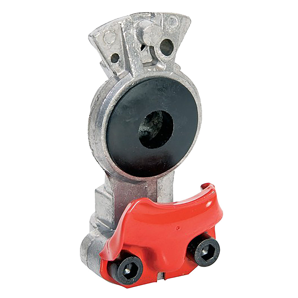 1/2-14 Nptf Red Nitrile Seal Plated Aluminum Emergency Premium Gladhand