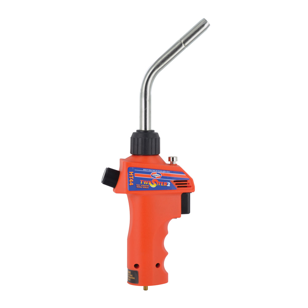 Mapp Gas Self Igniting Hand Torch With 360-Degree Swivel Tip With Swirl Combustion