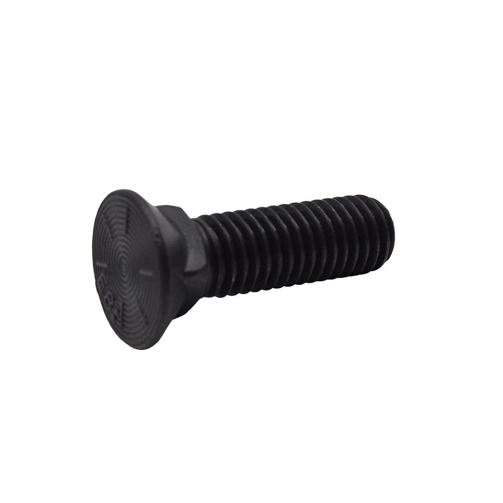 1/2-13 x 2-1/2 Inch Coarse Plain Grade 8 Flat Head Plow Bolt