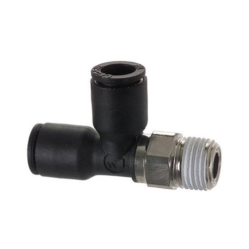 1/4 Inch X 1/2 Inch MPT X Compression Glass Filled Nylon Tube Male Run Tee