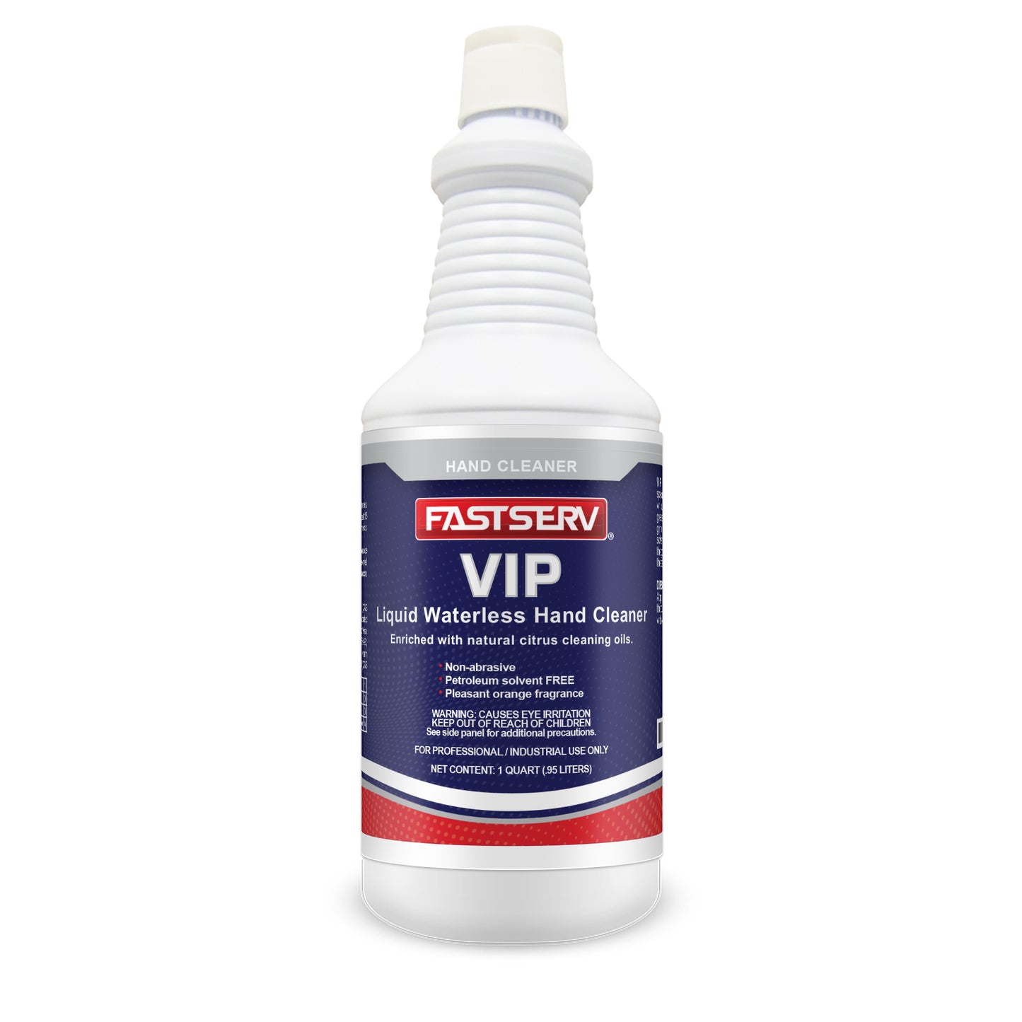 Fastserv Vip Liquid Waterless Hand Cleaner - 1 Quart Bottle