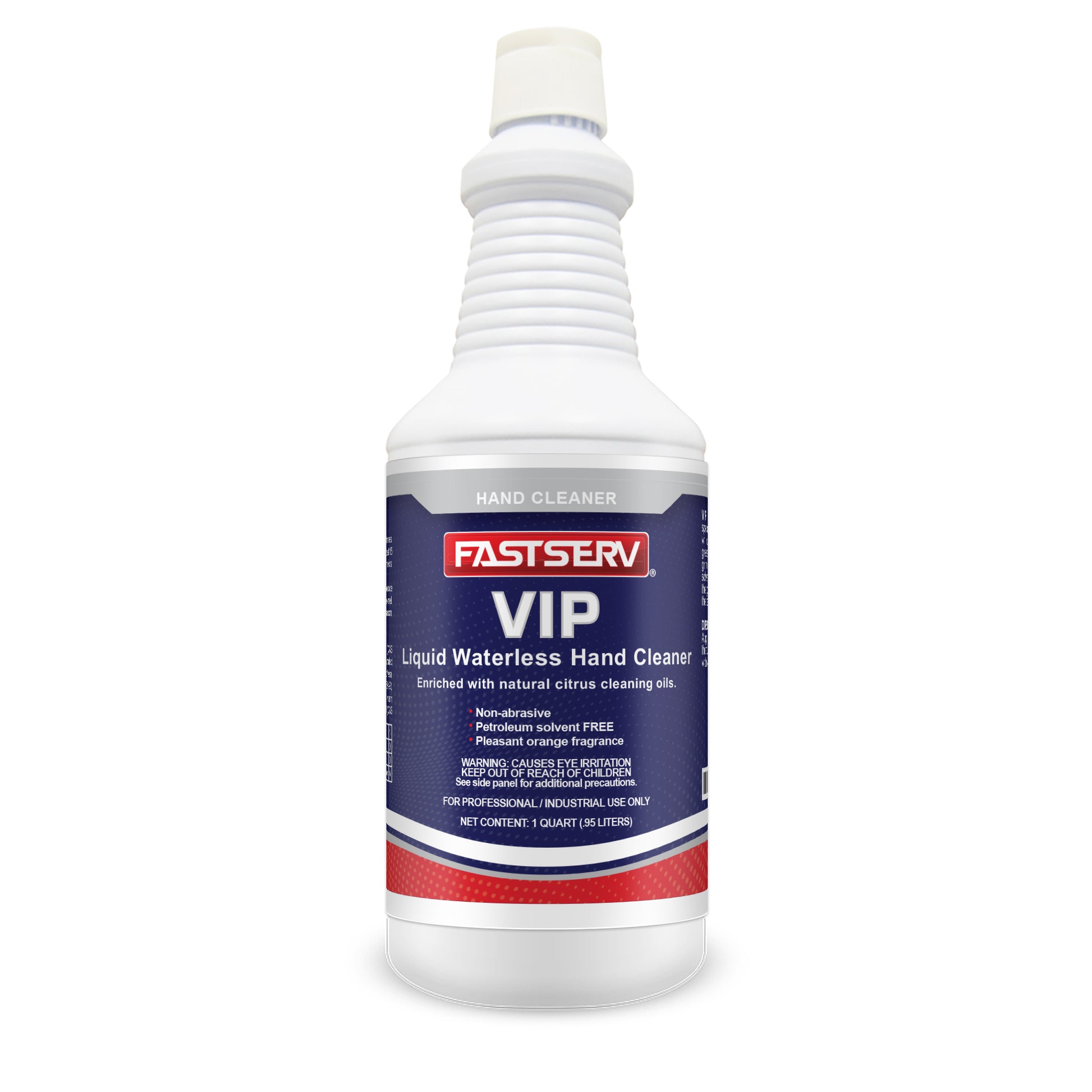 Fastserv Vip Liquid Waterless Hand Cleaner - 1 Quart Bottle