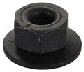 M5 x 0.8 Black Hex Nut With 15 mm Free Spinning Washer
