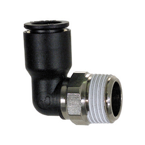 1/2 Inch X M10 Male BSPT X Compression Glass Filled Nylon 90 Degree Tube Male Elbow