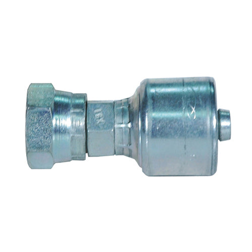 1/2 Inch X 1/2 Inch X 1/2 Inch Female Japanese Industrial Standard Swivel Tuffcoat Lead Free Megacrimp Coupling