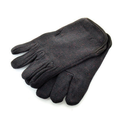 Brown 100% Cotton Unlined Jersey Glove - Large