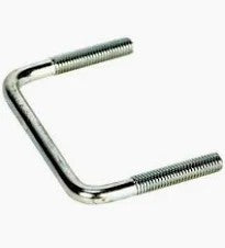 U-Bolts Zinc Plated 3/8X3X4 Square