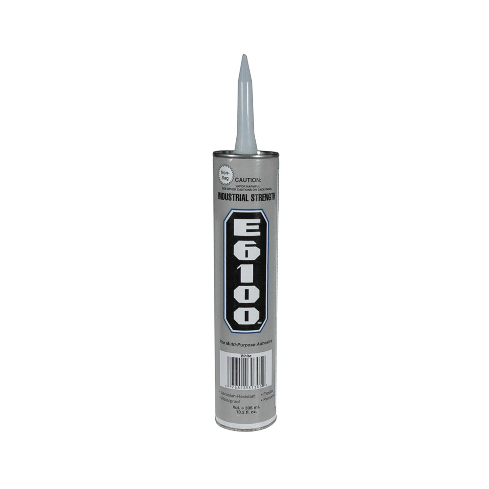 E-6100 Industrial Adhesive Cartridge Black - 10.2 Fl Oz