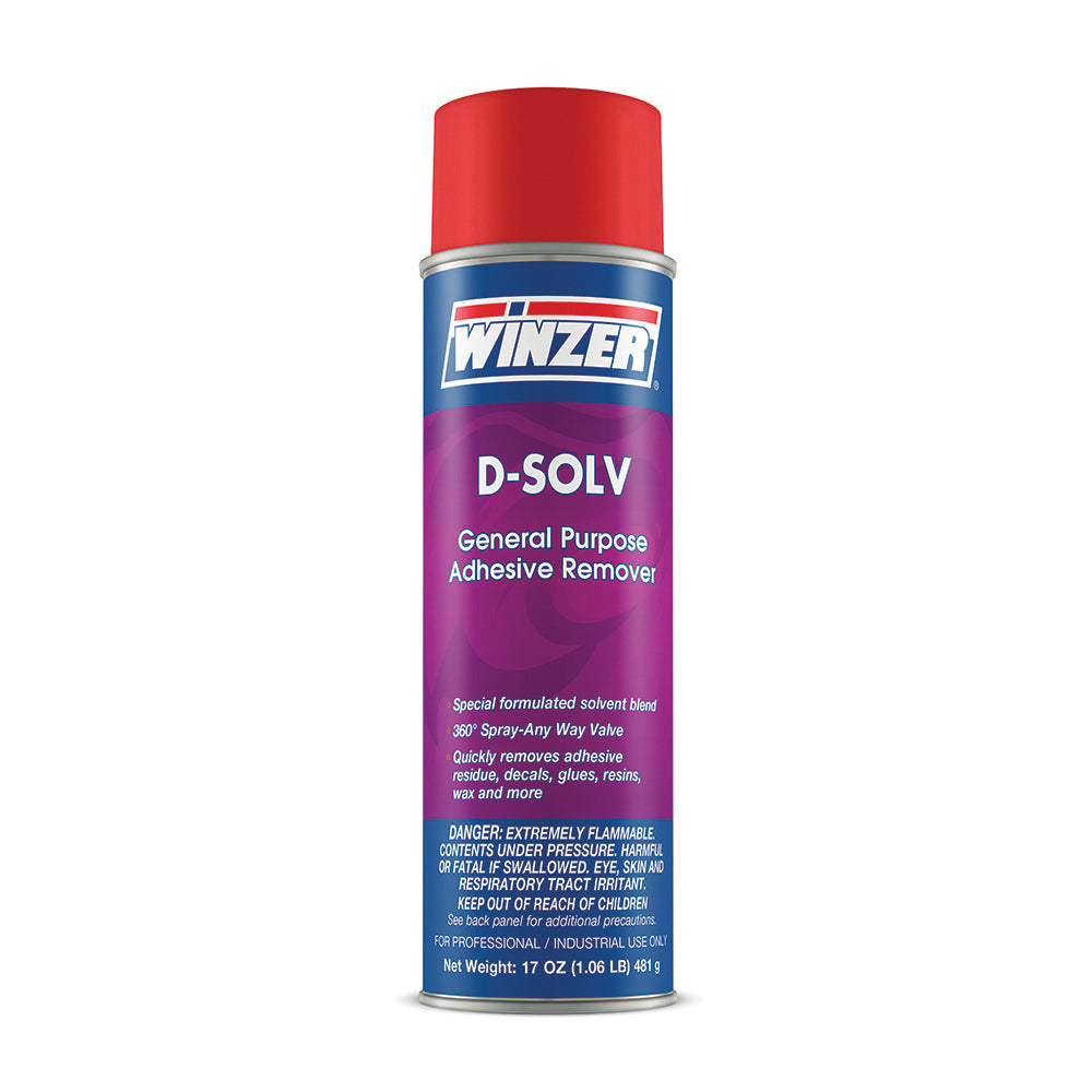 Winzer D-Solv General Purpose Adhesive Remover - 17 Oz Net Weight - Aerosol