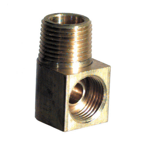 1/2 Inch X 1/2 Inch Standard Brass Inverted Flare Tube 90 Degree Tube Elbow