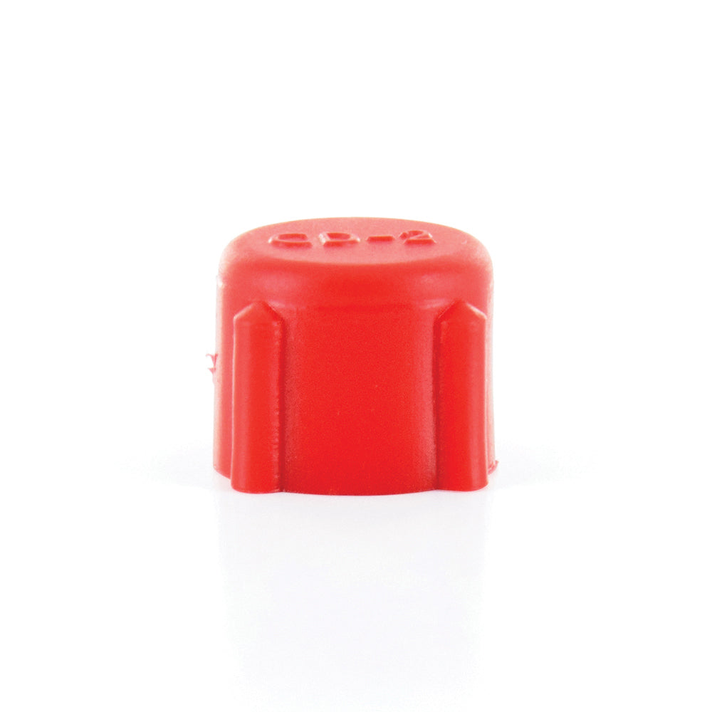 Cd20 Threaded Red Polyethylene Caplug