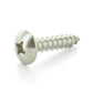 #8 x 2 Inch Plain 18-8 (A2) Stainless Steel Truss Head Type-A Self-Tapping Sheet Metal Screw