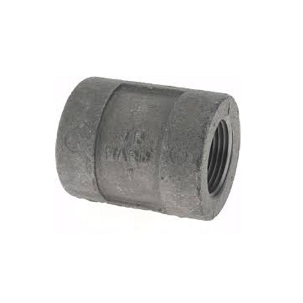 2 Inch Sch 80 Fnpt Black Malleable Iron Pipe Coupling