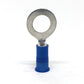 16-14 Gauge Nylon Insulated Ring Terminal Blue 5/16 Inch Stud