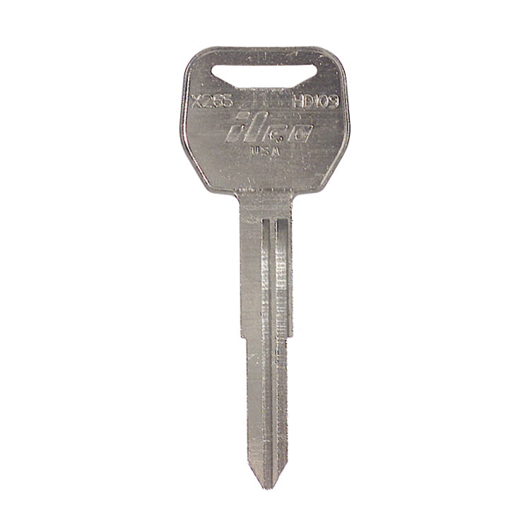 Honda Hd109 Motorcycle Key Blank