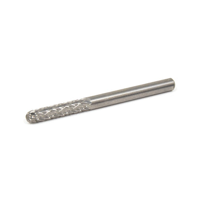 1/8 Inch Cylindrical Ball Nose 1/8 Inch Shank Sc-42 Miniature Solid Carbide Bur