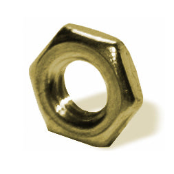 5/8-11 Coarse Brass Hex Jam Nut