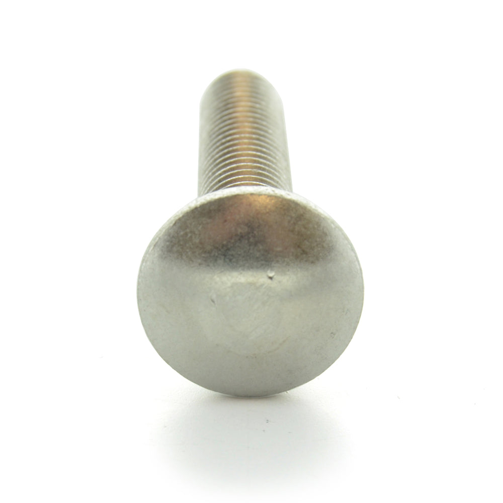 1/4-20 x 1-1/2 Inch Coarse Plain 18-8 Stainless Steel Round Head Carriage Bolt