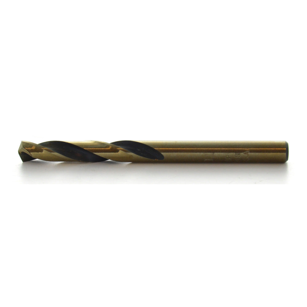 #51 135 Degree Split Point Gold Hi-Molybdenum Tool Steel Stub Length Drill Bit