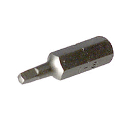 Square Recess Drive 1/4 Inch Hex Shank #2 Tip 1 Inch Length Steel Insert Bit