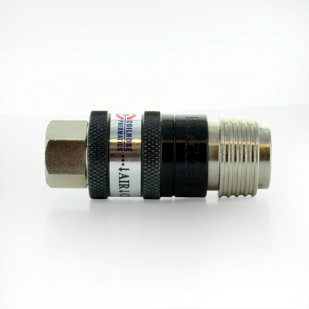 3/8 Inch 5-IN-1 Automatic Safety Exhaust Coupler