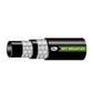 5/8 Inch ID x 0.95 Inch OD Black Synthetic Rubber M2T MegaFlex 2-Wire Braid Hose - Sold Per Foot