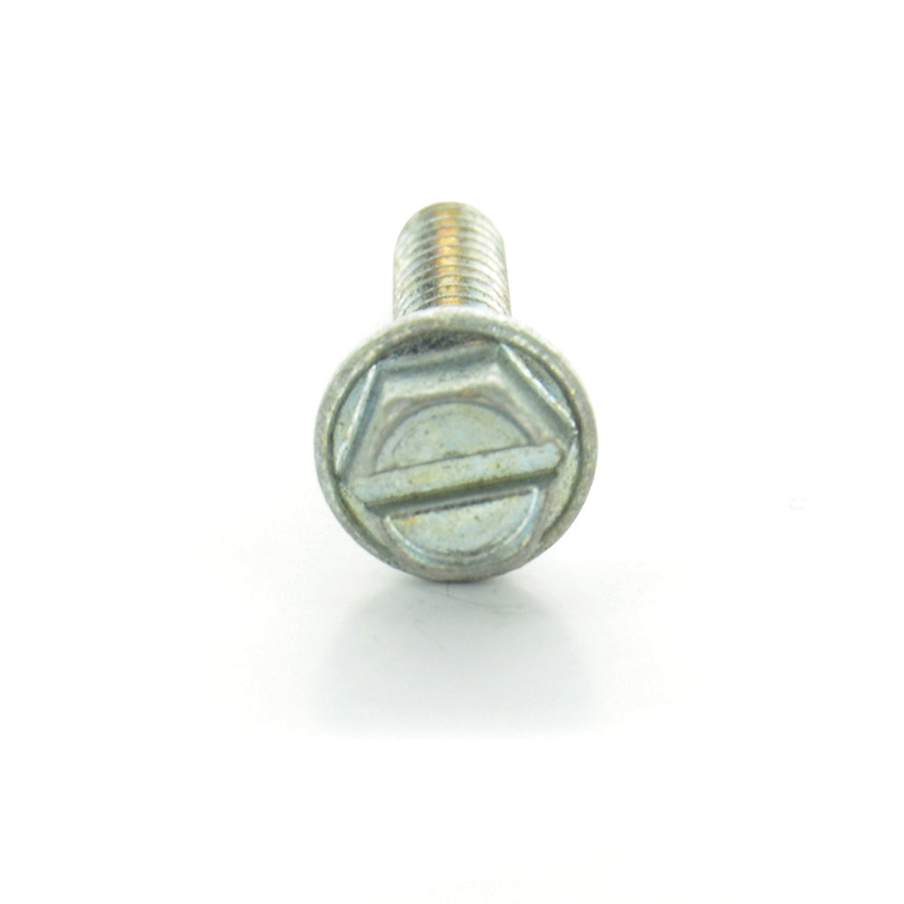 #8-18 x 5/8 Inch Slotted Hex Washer Head Crimptite Sheet Metal Screw Sms Zinc